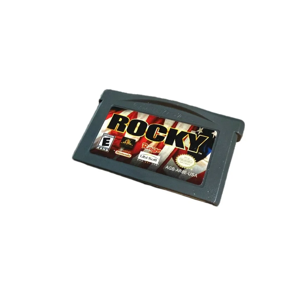 Rocky Nintendo Game Boy Advance GBA 2002 Ubisoft Boxing AGB-AR8E-USA USA Version